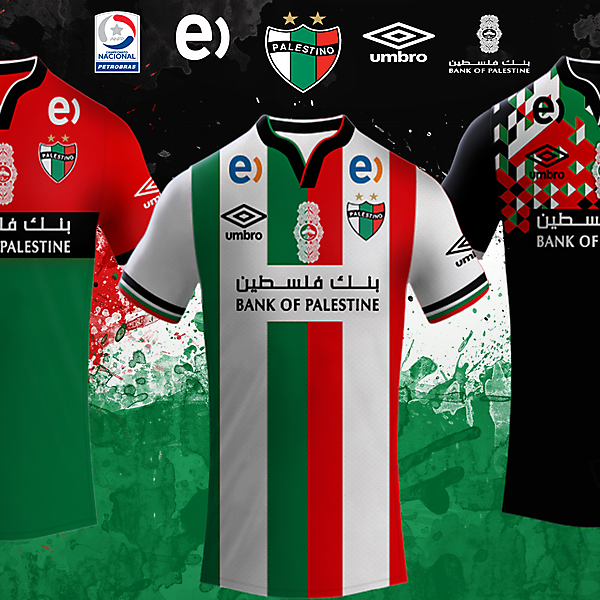 CD Palestino Umbro Kits