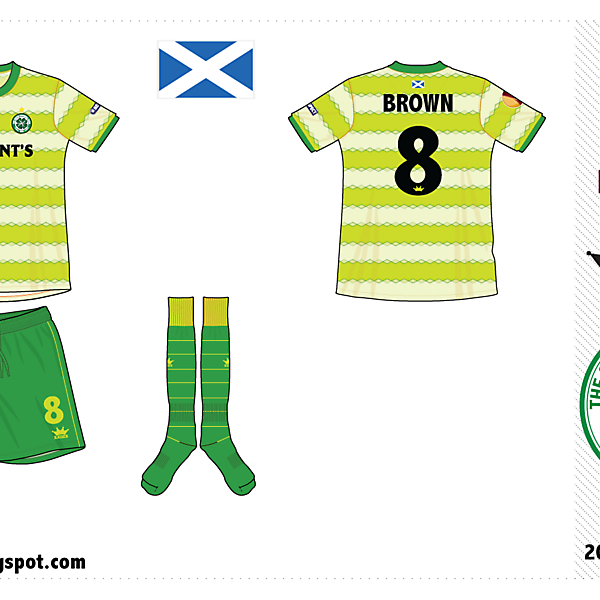 Celtic FC away kit by @kunkuntoto