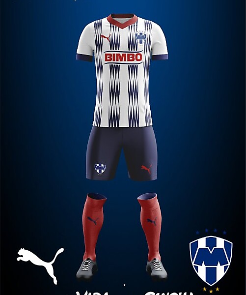 CF Monterrey Puma 2018 Home Kits