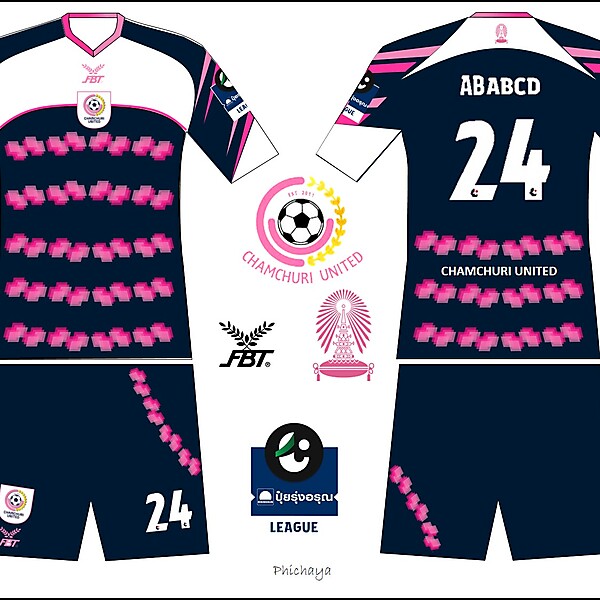 Chamchuri United away kit 2024