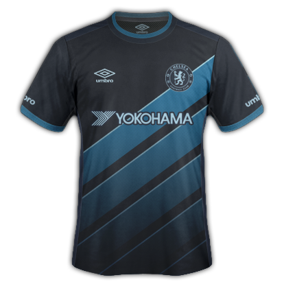 Chelsea Fantasy Away kit with Umbro