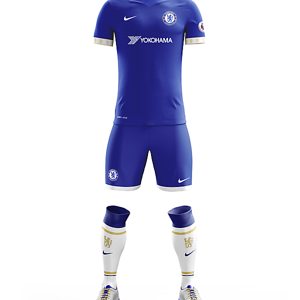 Chelsea F.C. Home Apparel for 2017/18 Season