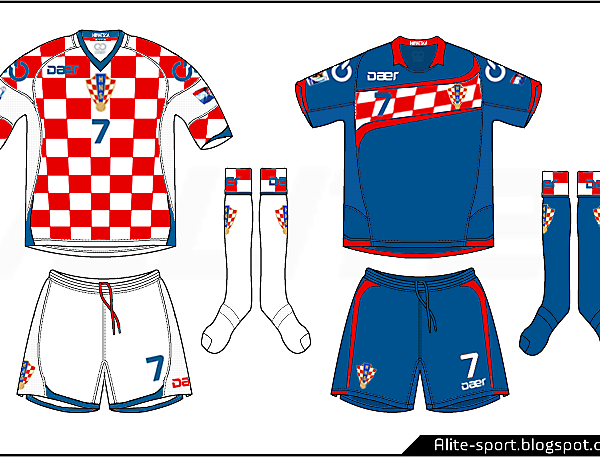 Croacia Daer Home & Away Kit