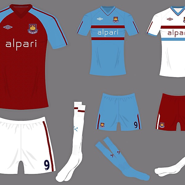 West Ham kits