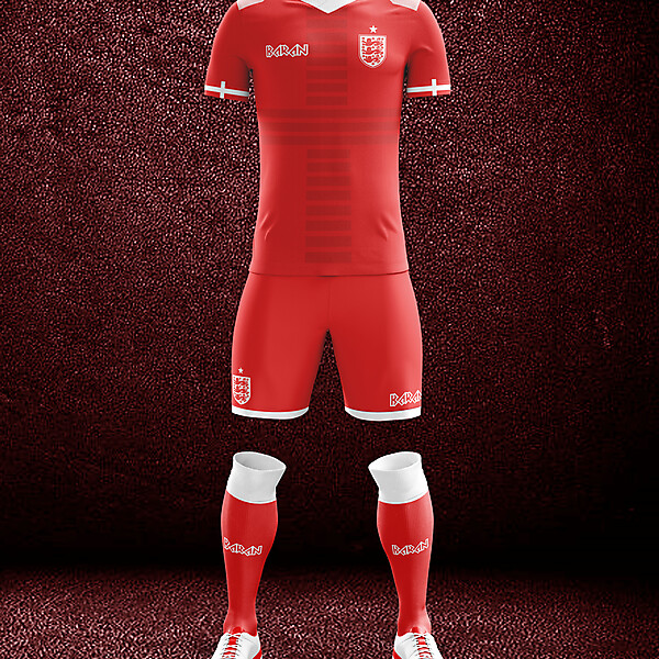 England x Away Kit Design