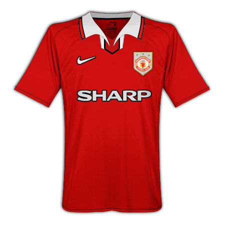 Manchester United 90s European Home