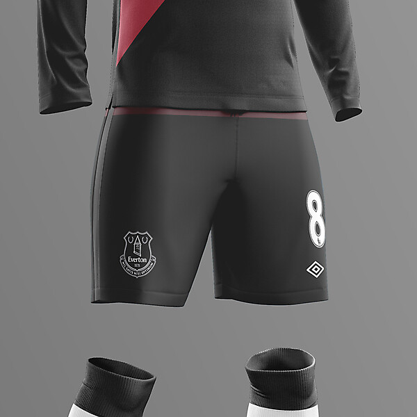 Everton Away (Black Watch kit)