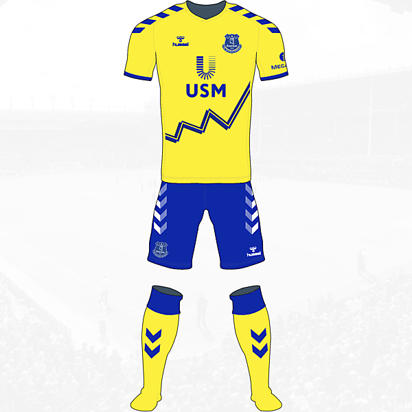 Everton Away Kit Hummel Concept