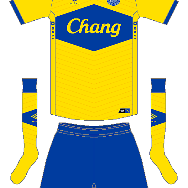 Everton Umbro Away Kit