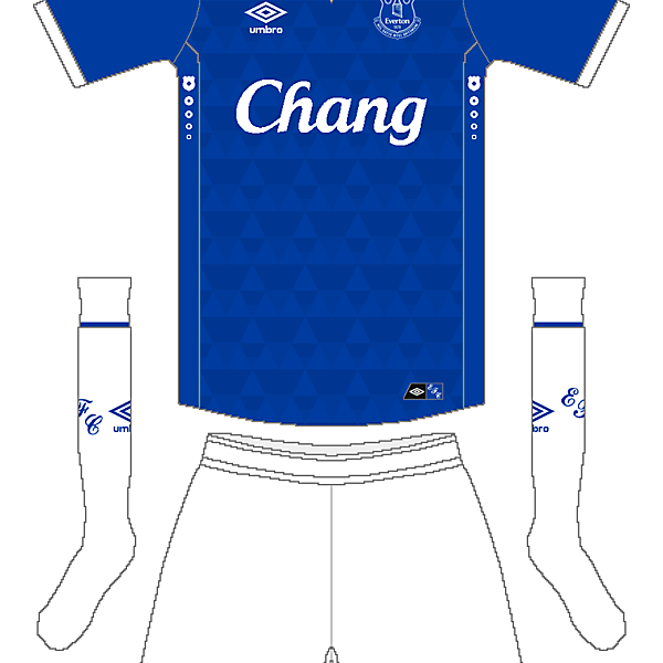 Everton Umbro Home Kit