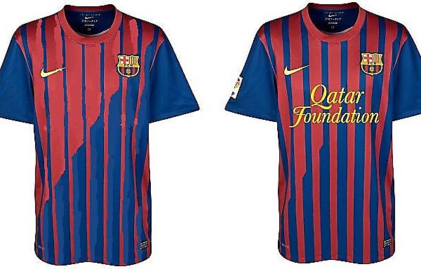 Barça home shirt 2011-12 - With Bottle