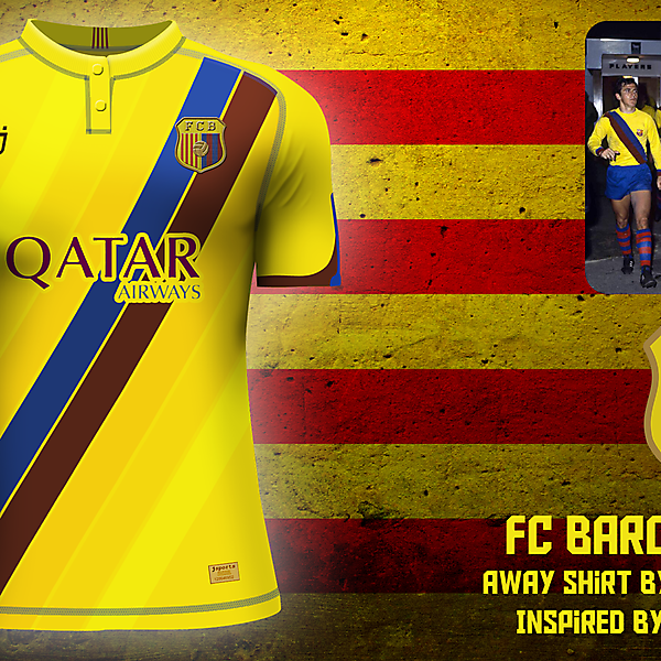 FC Barcelona away jersey (redo)