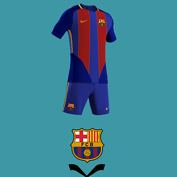 FC Barcelona home kit design