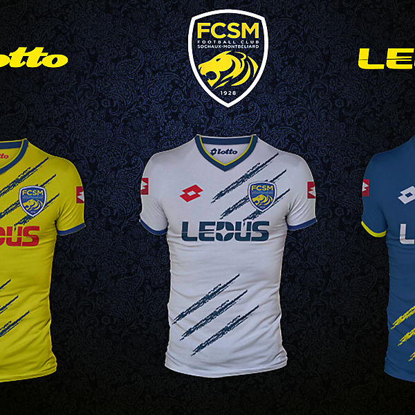 Fc Sochaux-Montbéliard kits 2016/2017