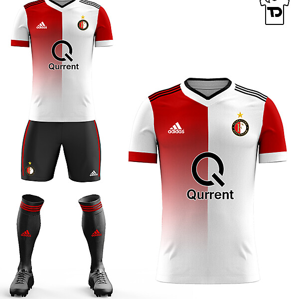 Feyenoord Rotterdam home kit