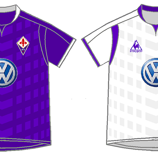 Fiorentina Home y Away Kits