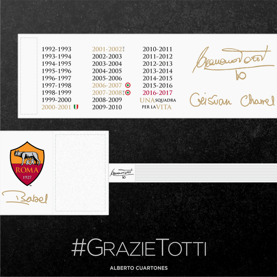 Francesco Totti farewell Armband