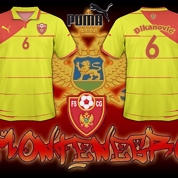 FS Montenegro Away Shirt 2010/11