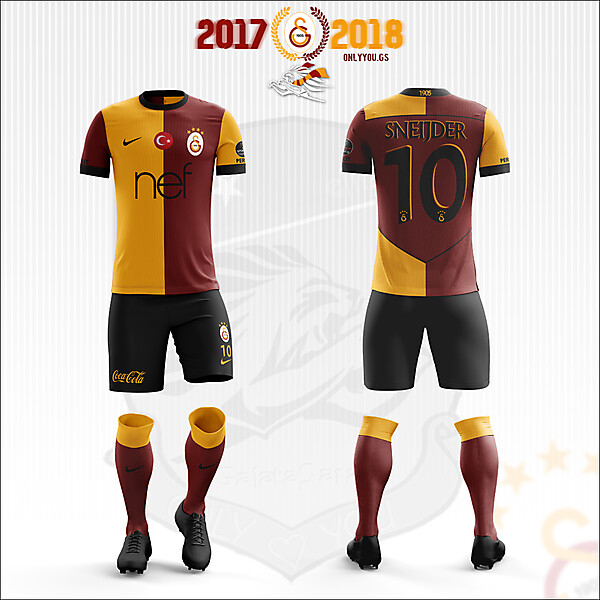 Galatasaray * Nike | 2017-2018 Home Kit