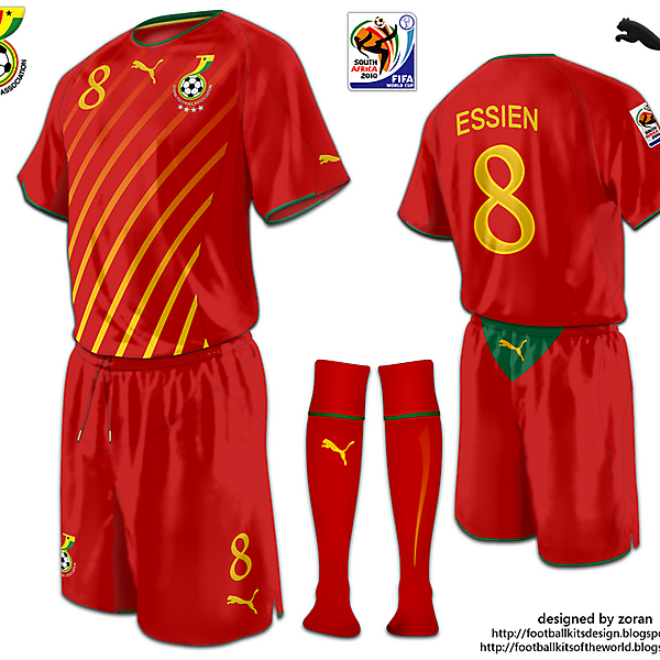 Ghana World Cup 2010 fantasy away