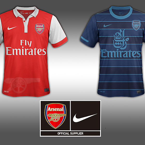 Home and Away Jersey-Arsenal