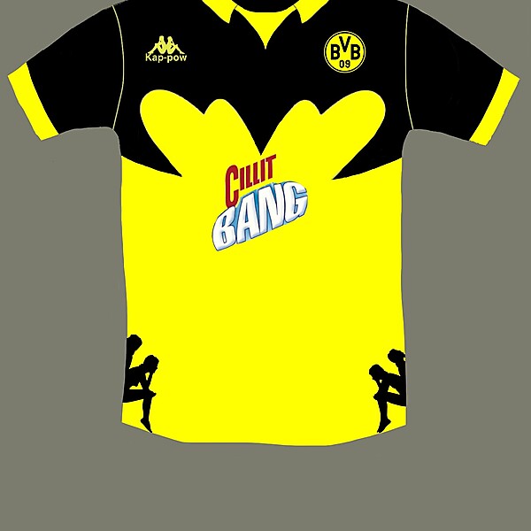 Borussia Dortmund Batman themed home kit