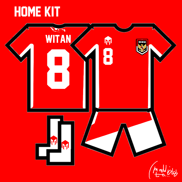 Indonesia Football Team // Home Kit