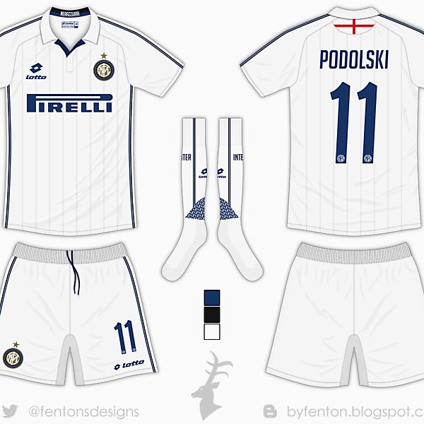 Inter Milan Away Kit - Lotto