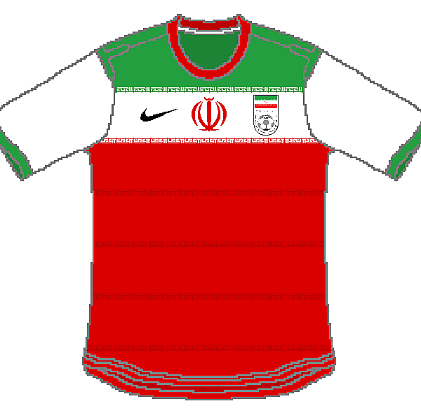 Iran Nike Home, Away and Third