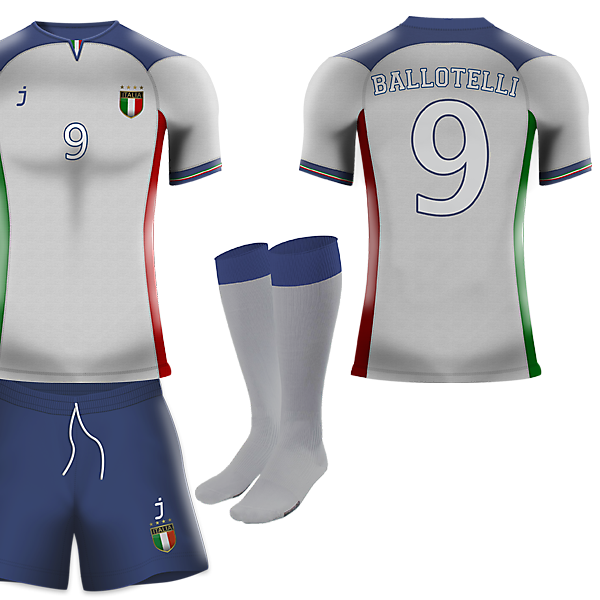 Italy away kit by J-sports