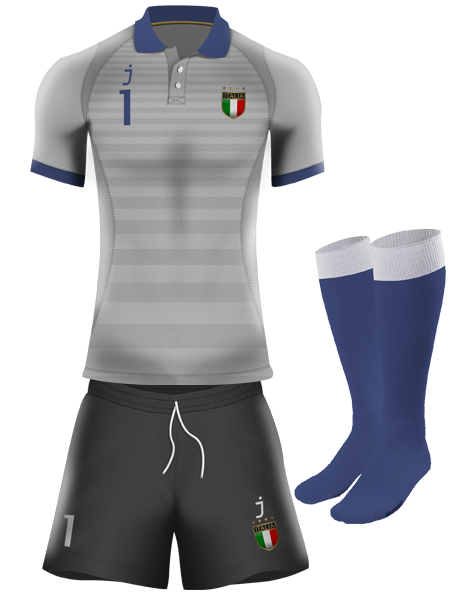 Italy goalkeeper kit by J-sports