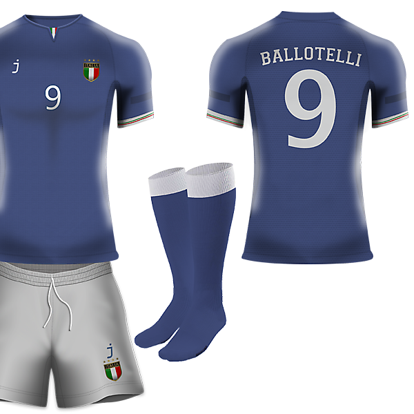 Italy home kit by J-sports