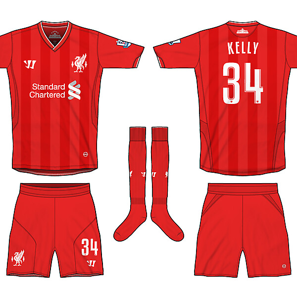 Liverpool Warrior Home 12-13