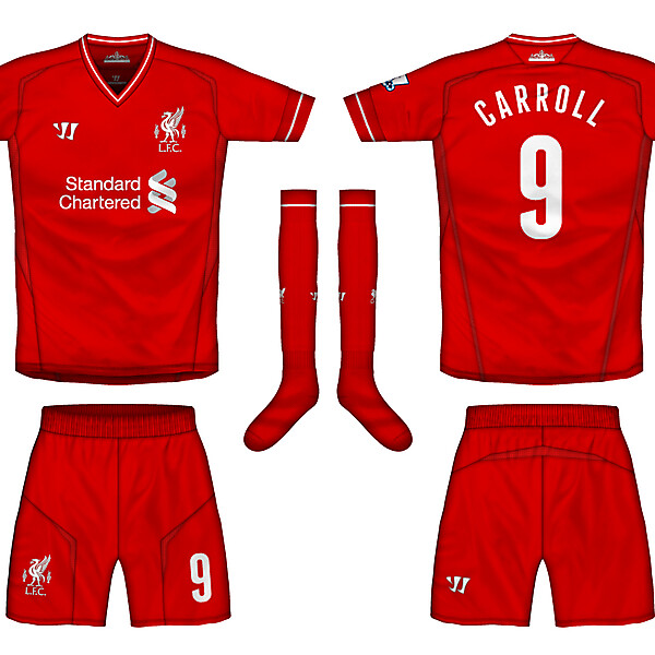 Liverpool Warrior Home Kit 12-13