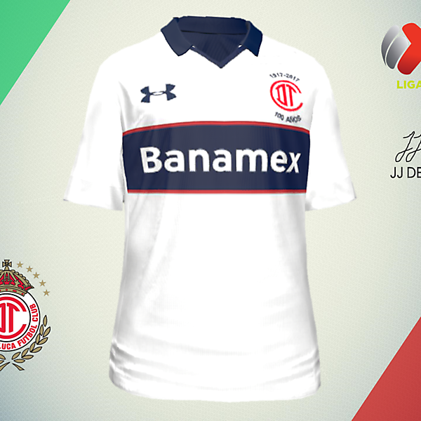 LIGA MX CONCEPTS-Toluca Away (100th Anniversary)