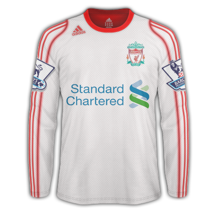Liverpool 2010/11 kits