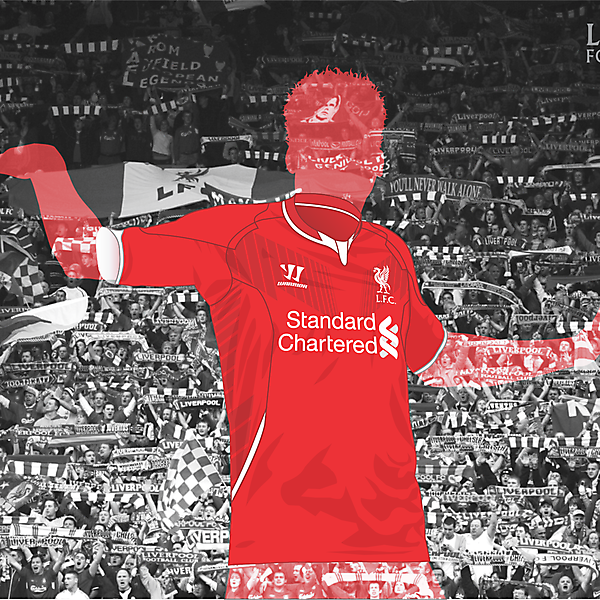 Liverpool FC home kit by Warrior