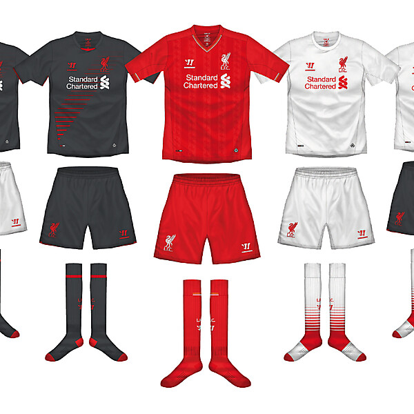 Liverpool FC kit combinations