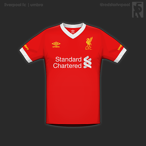 Liverpool home shirt- umbro