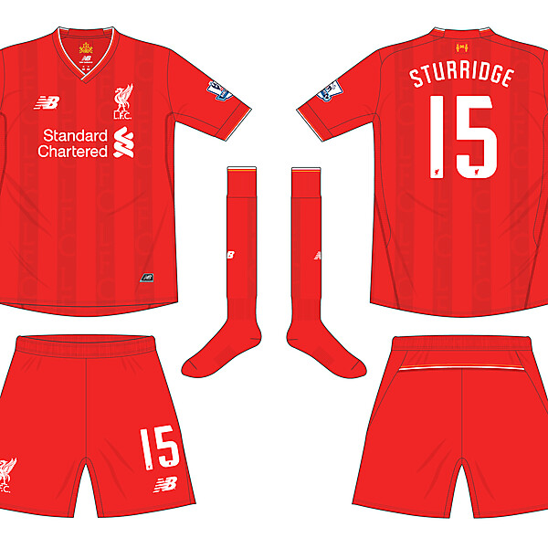 Liverpool New Balance Home Kit 2015-16