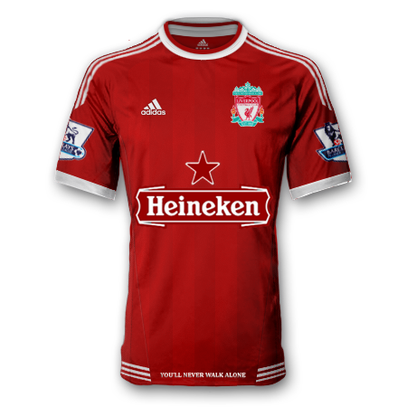 Liverpool 12/13 home kit