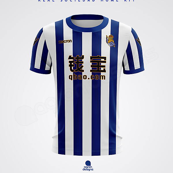 MACRON REAL SOCIEDAD HOME KIT CONCEPT