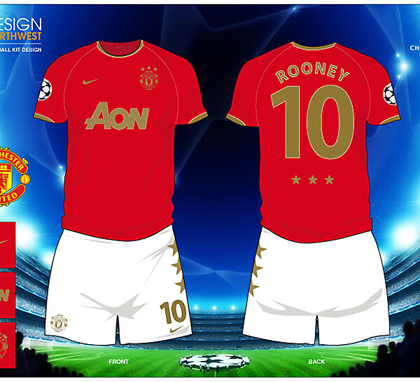 Fantasy Champions League Manchester United Football Kit