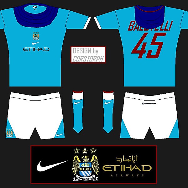 Nike Man City Home Shirt