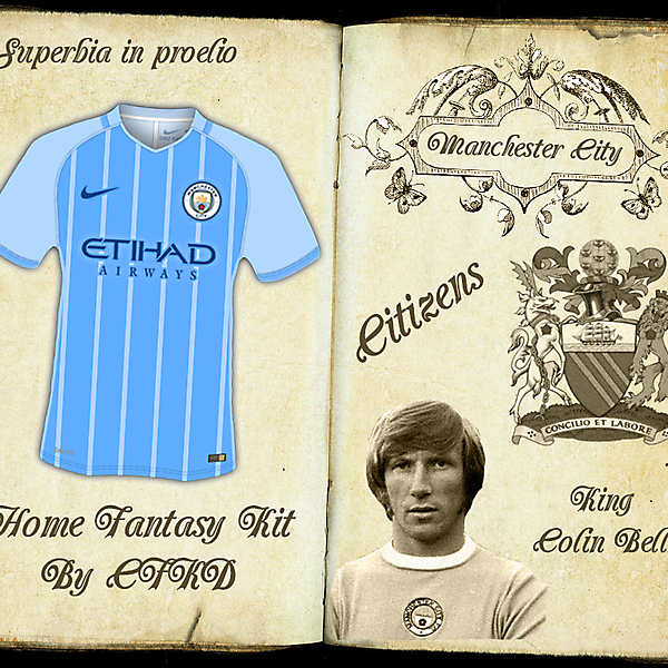 Manchester City Home Fantasy Kit 