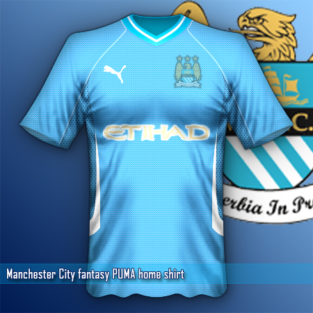 Manchester City puma fantasy home shirt