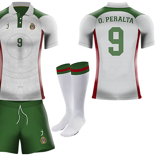 Mexico away kit by J-sports