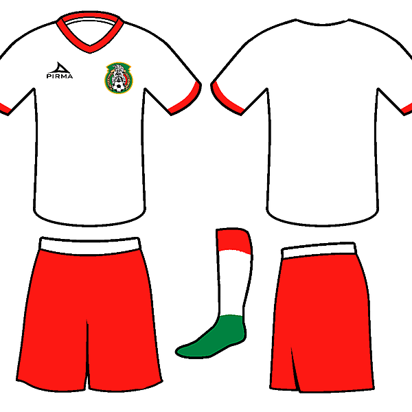 Mexico Pirma Away Kit 