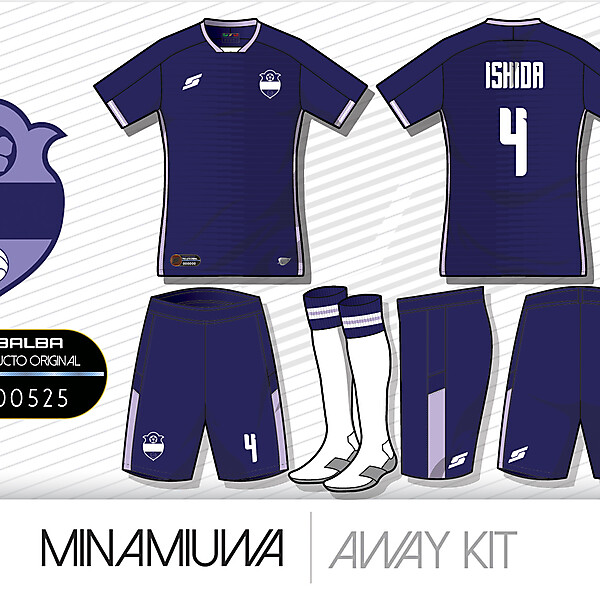 Minamiuwa Away kit