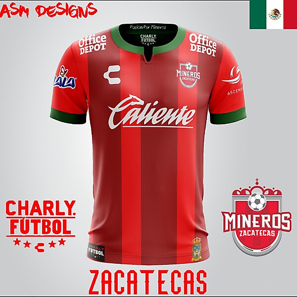 Mineros de Zacatecas Charly 2018 Home kit
